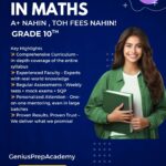 Class 10 Maths Score A+ Nahi, Toh Fees Nahi!