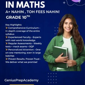 Class 10 Maths Score A+ Nahi, Toh Fees Nahi!