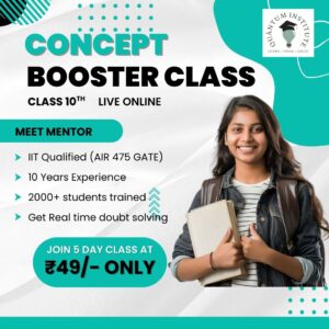 Science Concept Booster Course Grade 10th
