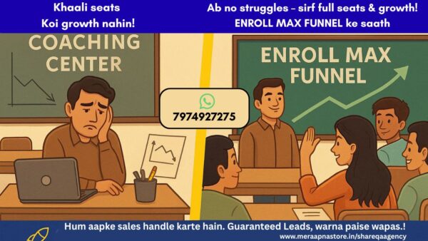 Shareqa Digital Agency | Guaranteed Lead Generation & Admission Growth with ENROLL MAX FUNNEL for Schools & Coaching Institutes