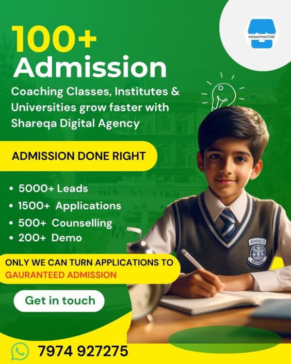 Shareqa Digital Marketing Agency – Lead Generation, Counselling & Admission Growth for Coaching Classes, Institutes & Universities