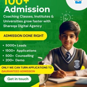 Shareqa Digital Marketing Agency – Lead Generation, Counselling & Admission Growth for Coaching Classes, Institutes & Universities