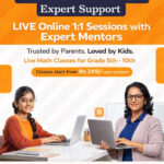 LIVE 1:1 Online Math Tuition is designed exclusively for Grade 5th to 10th students