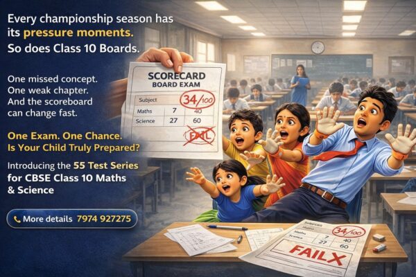 A structured, full-year Class 10th Board test program with weekly tests, chapter-wise assessments, and full pre-board mocks—designed to turn exam pressure into confidence.