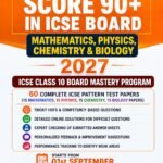 ICSE Class 10 Board Mastery Program 2027 | Maths, Physics, Chemistry & Biology Test Series | 60 ICSE Mock Papers with Solutions
