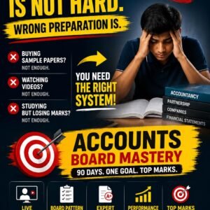 CBSE Class 12 Accountancy Board Mastery 2026–27 | 90-Day LIVE Online Marathon