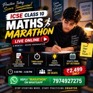 ICSE Class 10 Maths Marathon 2026-27 | Score 90+ | 800+ Chapterwise Questions | LIVE Online Board Preparation